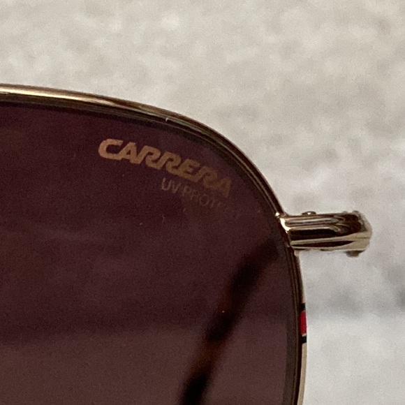 carrera unisex gold frame sunglasses - Picture 2 of 15